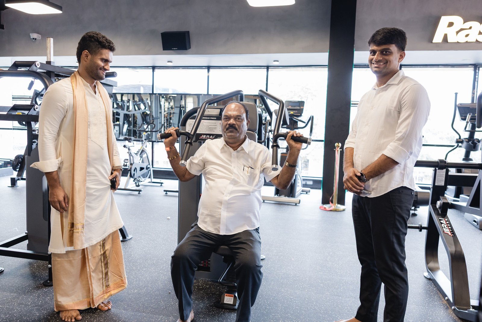 Guests at Rashé Fitness gym during launch