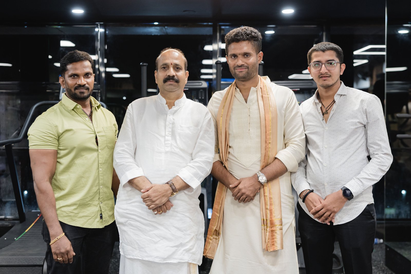 Guests and team at Rashé Fitness launch day