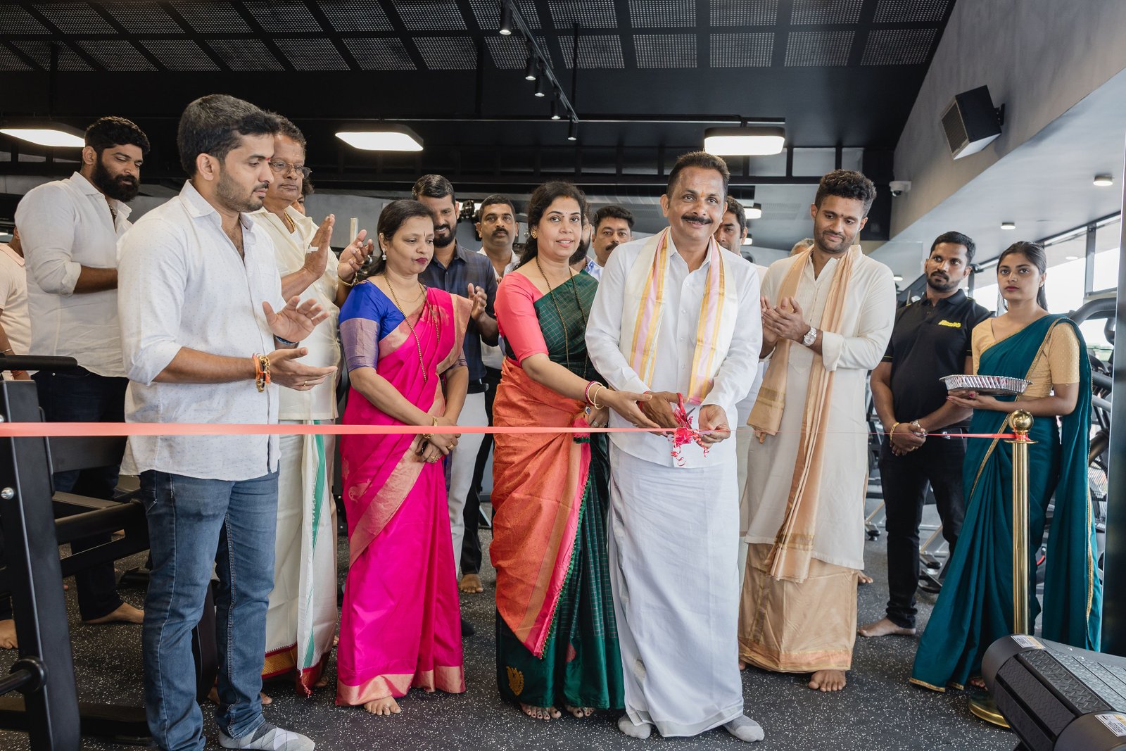 Rashé Fitness team at launch event