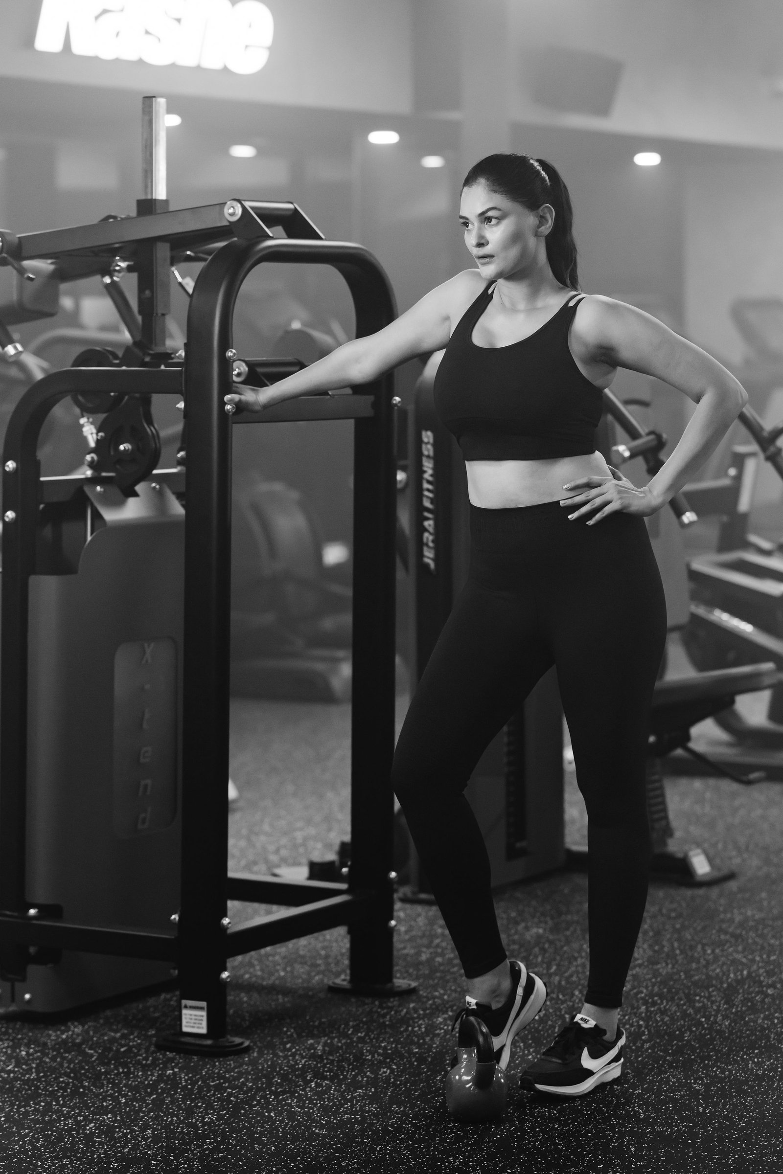 Trainer and member at Rashé Fitness