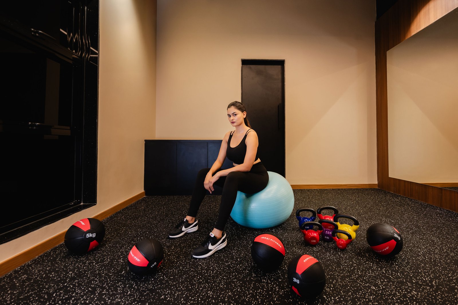 Gym equipment and training area