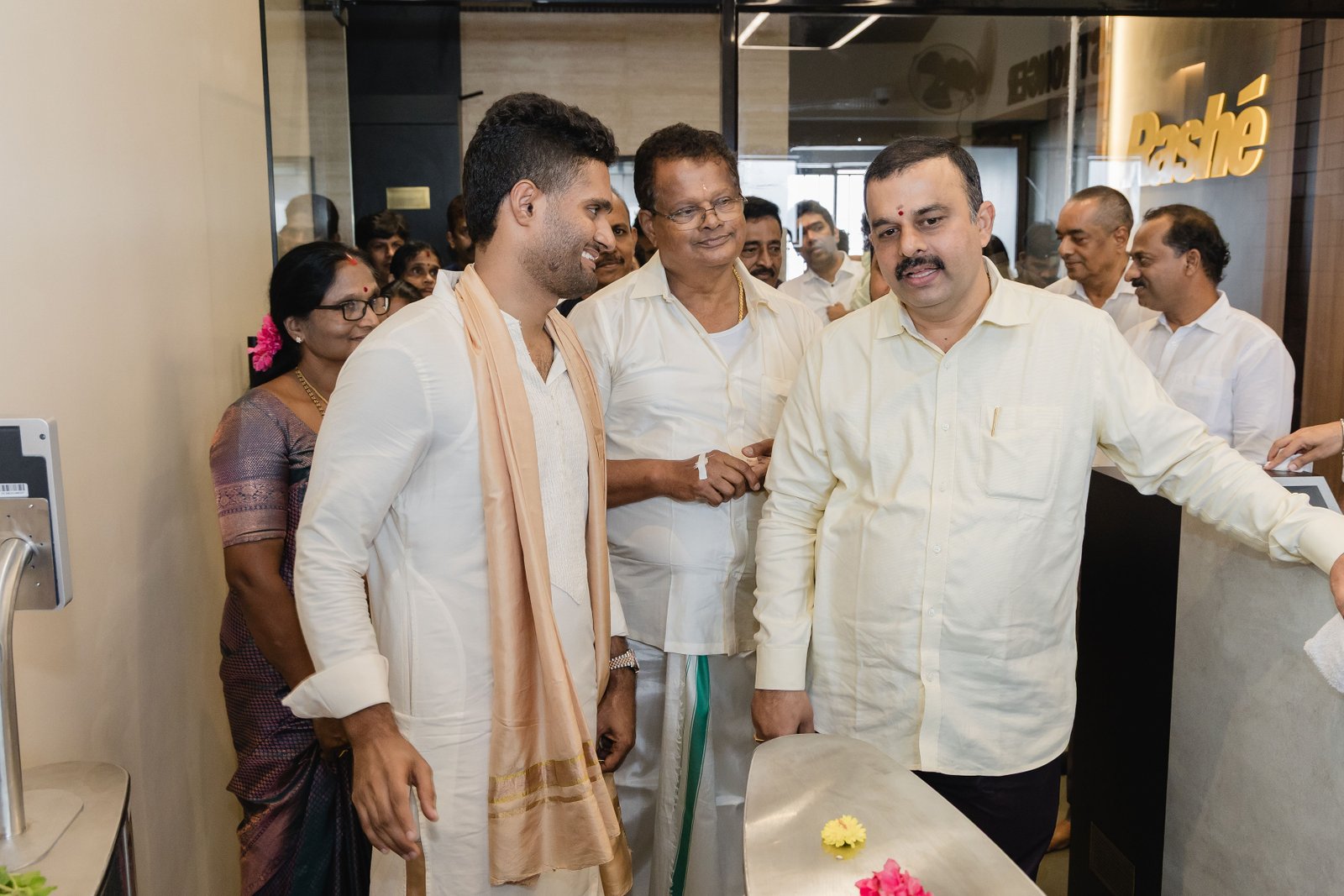 Ribbon-cutting ceremony at Rashé Fitness launch