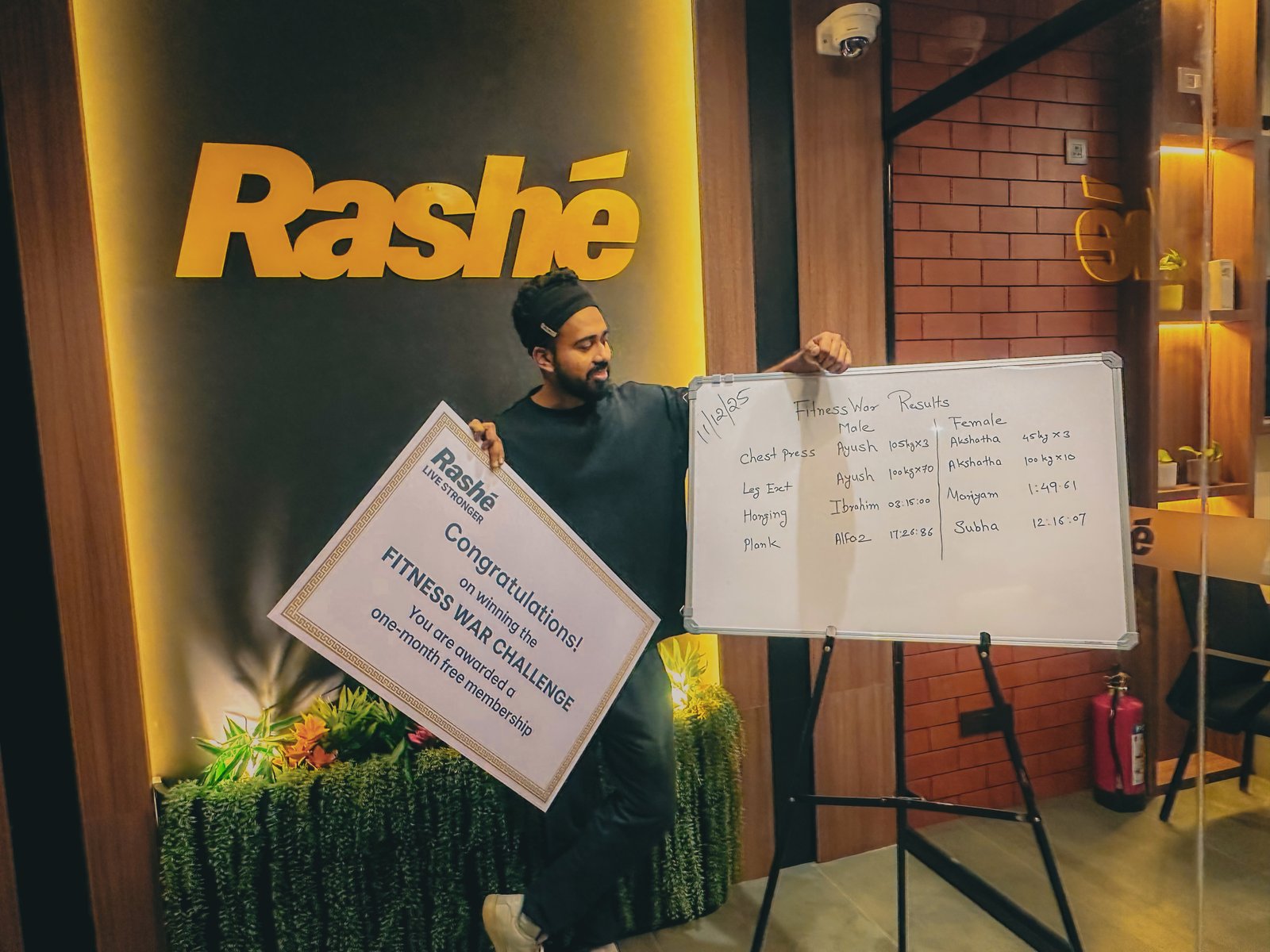 Circuit Challenge competition at Rashé Fitness Karkala