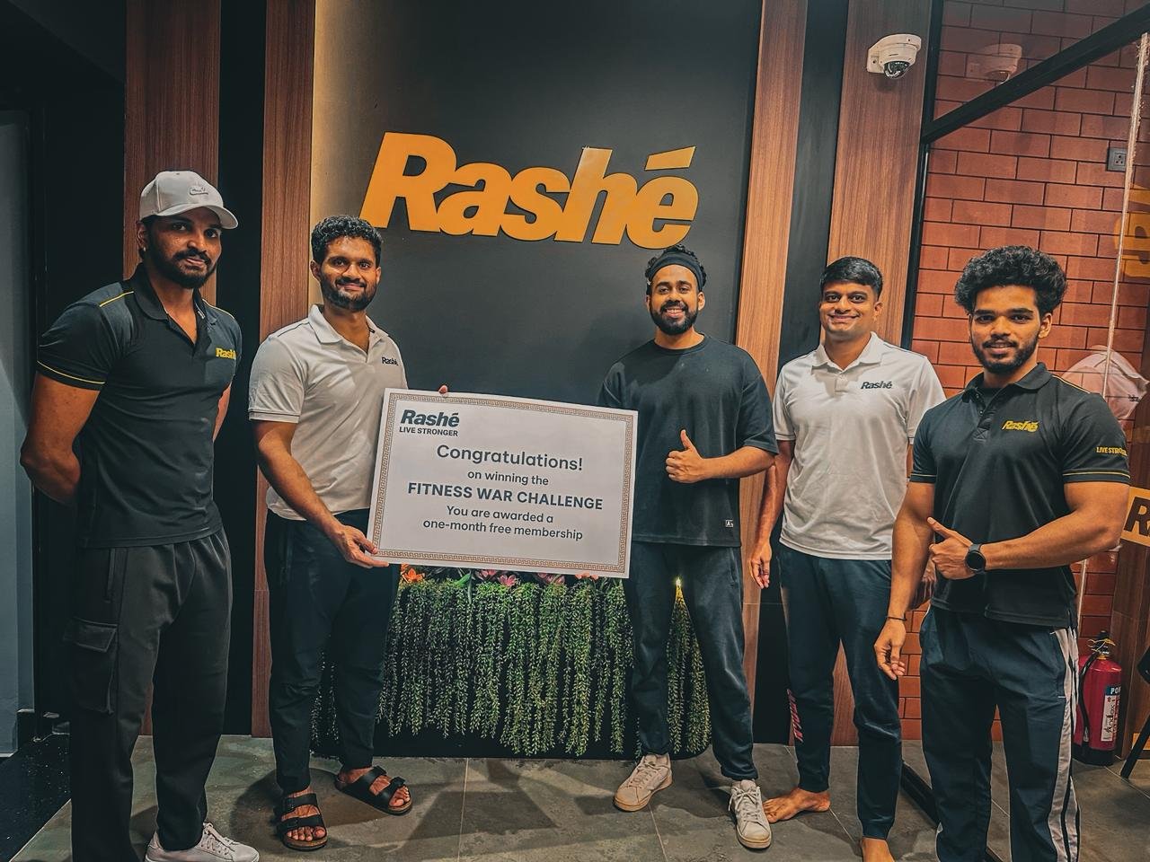 Circuit Challenge winner Alfaz at Rashé Fitness Karkala